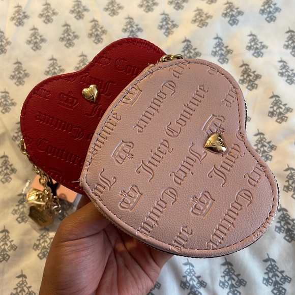 Juicy Couture Handbags - Juicy Couture Heart Shaped Wristlet